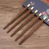 High Quality Premium Natural Red SandalWood Chopsticks Gift Box Packaging Household Cutlery Tableware Set Chinese Chopsticks