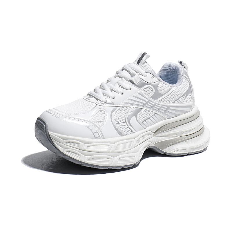 ins Korean version mesh low-top dad shoes girl 2025 autumn new breathable student sports heightened leisure A230