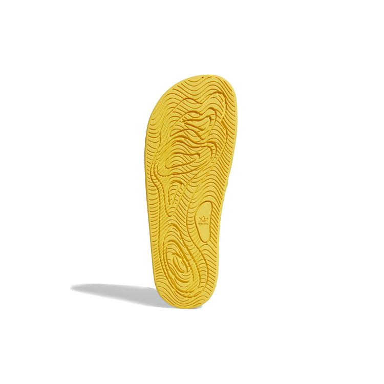 Шлепанцы Hu Pharrell x Шлепанцы Hu Adidas Originals Slides 'Bold Gold' H04407