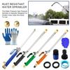 Pressure Washer Wand High Pressure Power Jet Washer Portable Car Washing Wand with Hose Quick Connector for Car Window Garden Cleaning