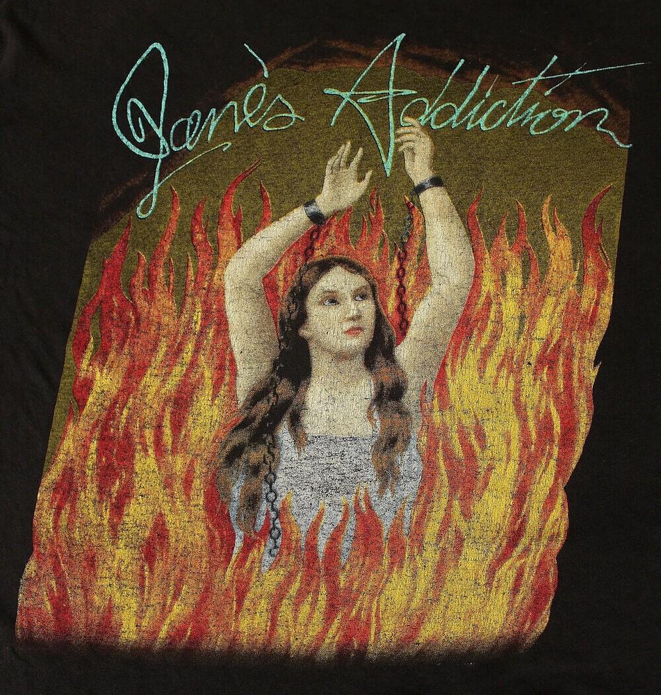 Винтажная футболка Jane's Addiction Винтажная футболка Тур Черный мужская Все размеры S987 Унисекс футболка