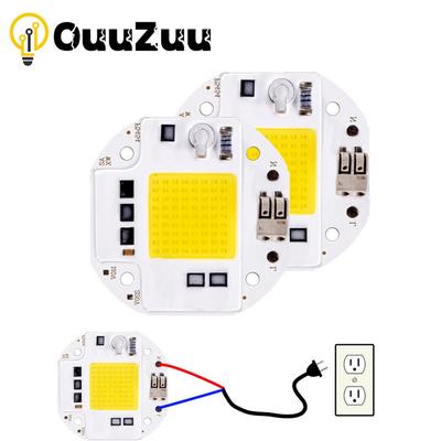 AC110V 220V Прожектор COB Светодиодный чип Белый Теплый белый источник света для газонной лампы Настенная лампа для омывателя Солнечная настенная лампа и лампочка