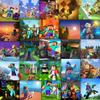 59 Стикеров с персонажами Minecraft - Пиксельный Стив Водонепроницаемые Украшения для Планера