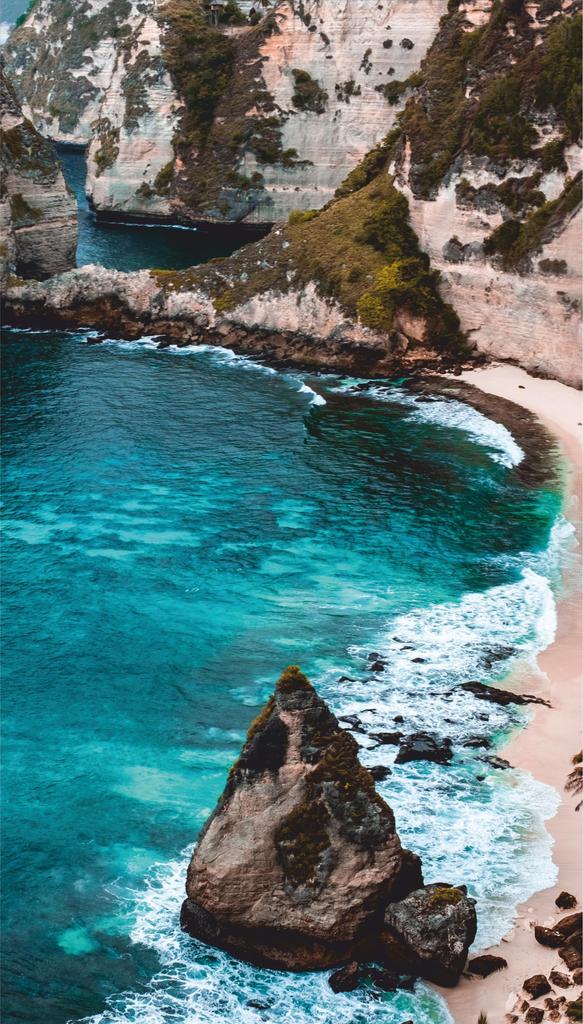 Картина-обогреватель "Голубая лагуна" на пленке Monocrystal 105x60 см 300 Вт