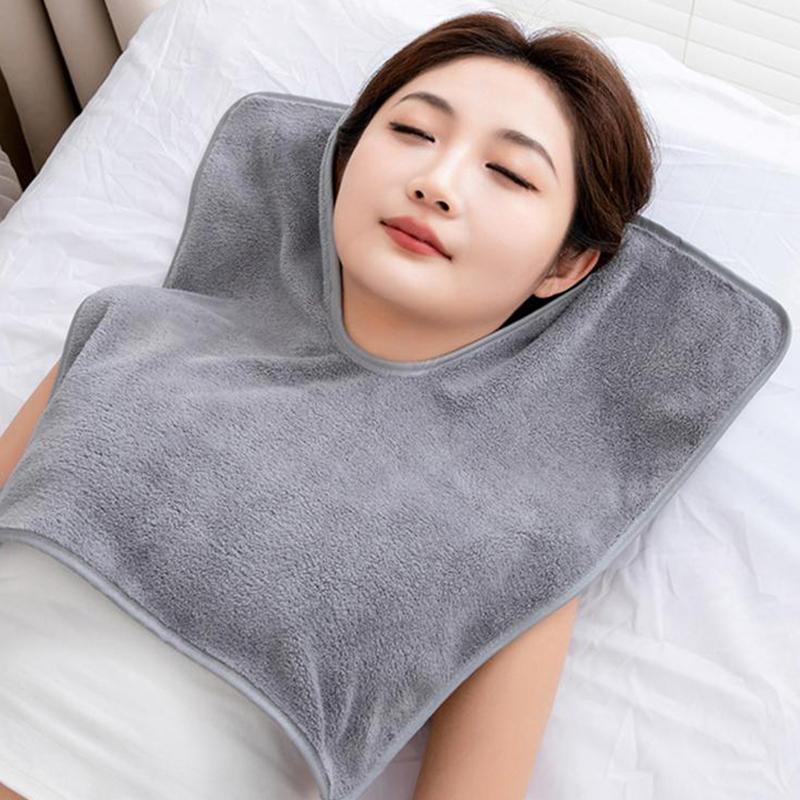 Коралловый флисовый U-образный полотенце для салона красоты, впитывающий грязь и воду