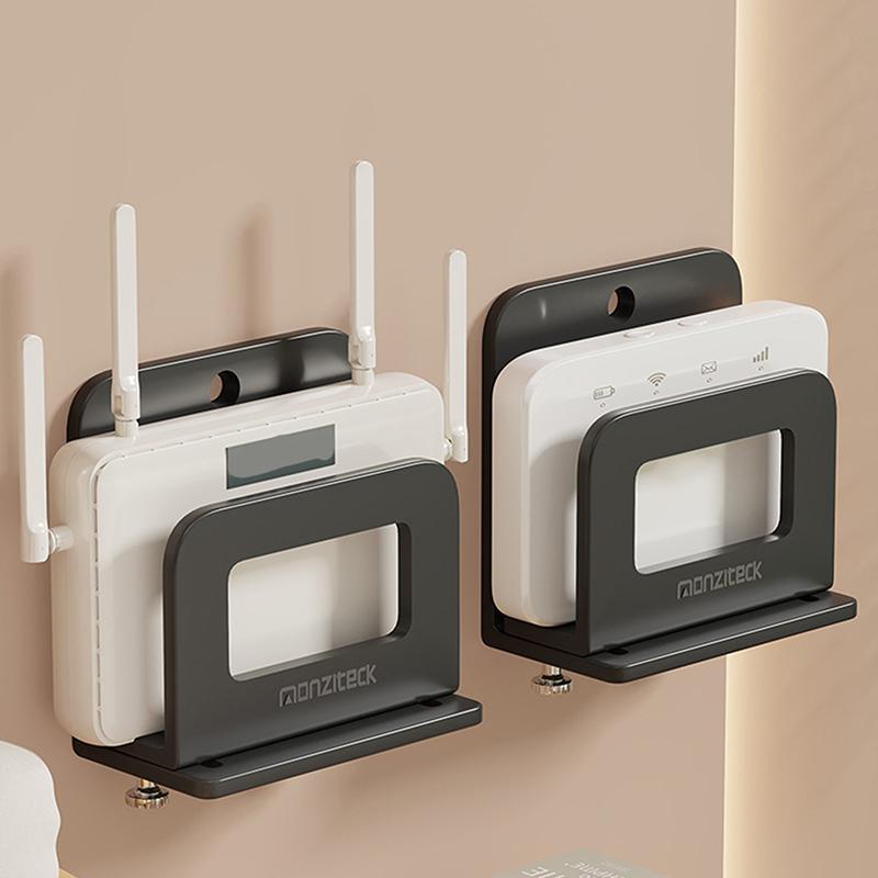 1 шт. Регулируемый настенный держатель для небольших устройств для роутера, модема, ТВ-приставки и других медиаплееров