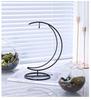 Moon-Shaped Moss Micro Landscape Glass Bottle with Iron Art Hanging Hook