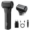 Tokyo Deco Electric Edge Shaving Beard Trimmer with Both Rechargeable and AC Power IPX5 Close Quick Shave In the Electric Shaver for I001 Men's