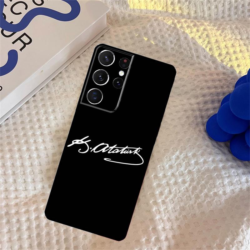 Turkey Mustafa Kemal Ataturk Case For Samsung Galaxy S23 S22 S21 Ultra S20 FE S8 S9 S10 Note 10 Plus Note 20 Ultra Cover