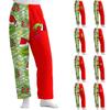 Женские повседневные свободные фланелевые спальные брюки с рождественским принтом, плюшевые повседневные брюки, удобные спальные брюки