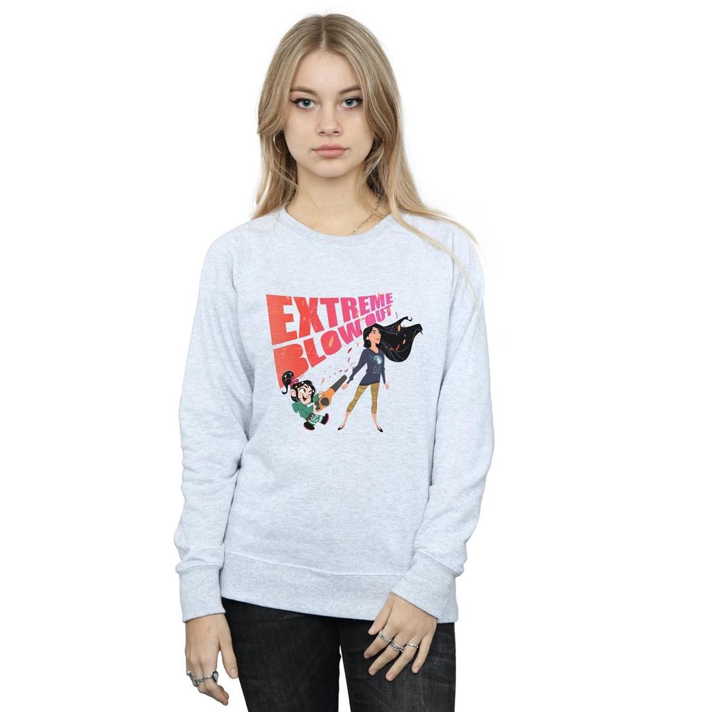 Disney Womens/Ladies Wreck It Ralph Pocahontas And Vanellope Sweatshirt