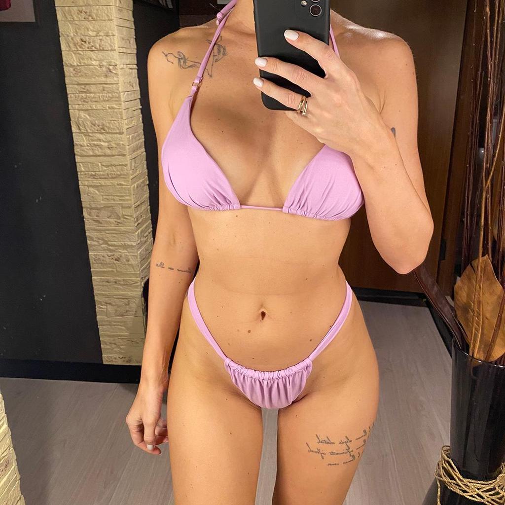 Сексуальные морщинистые стринги с высоким вырезом, женские купальники, женский купальник, комплект из двух частей, купальный костюм, купальный костюм для женщин