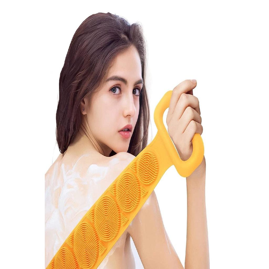 Двусторонний силиконовый скраб для ванны с массажным эффектом Силиконовая мочалка для душа Скраб для спины Щетка с массажным эффектом