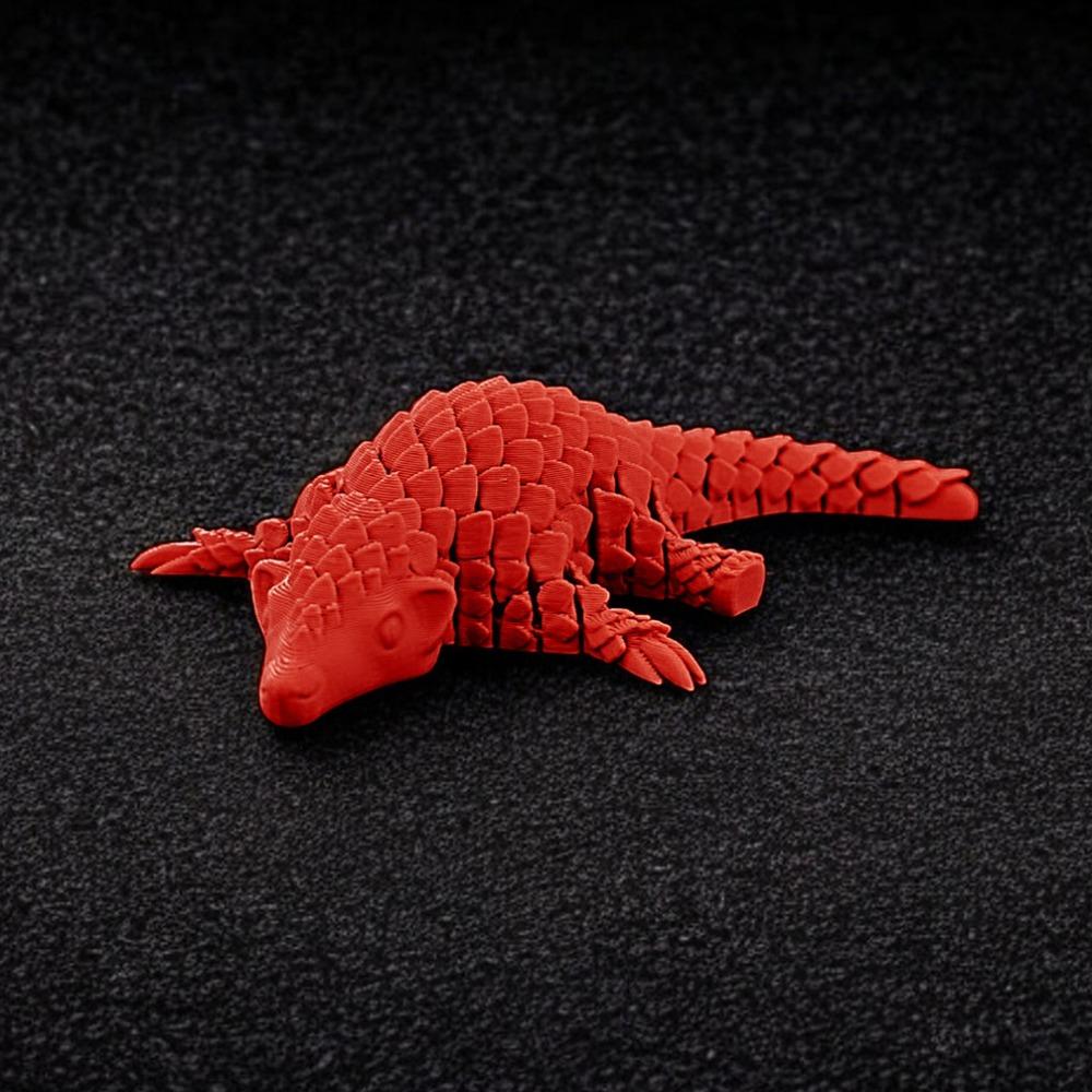 Realistic 3D Printed Pangolin Cartoon 3D Printed Pangolin Model Pangolin Ornament  Birthday Gift