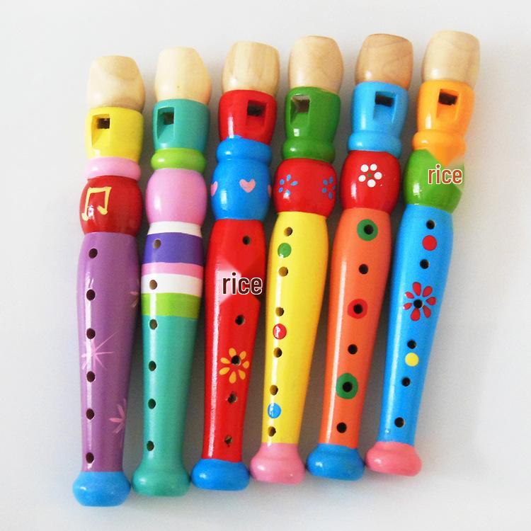 Orff Wooden Flute for Kindergarten: Children's Musical Instrument and Teaching Aid