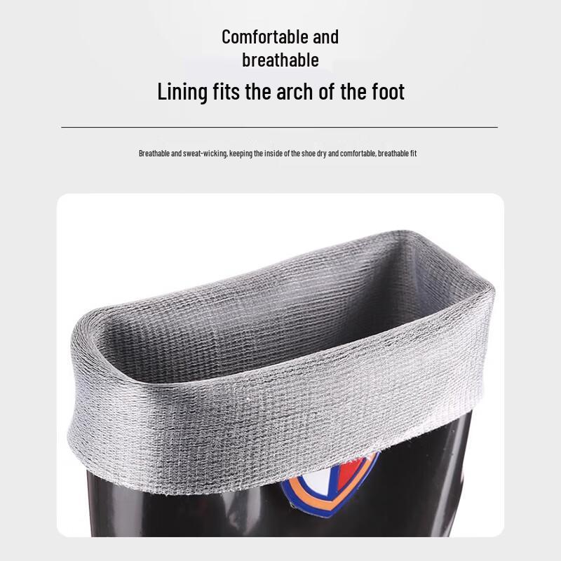 GUAIKEAI Взрослые короткие резиновые сапоги без подкладки