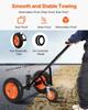 1000lbs Trailer Dolly 16.7 and 22 in Adjustable Height 2 in Ball 14 in Tires