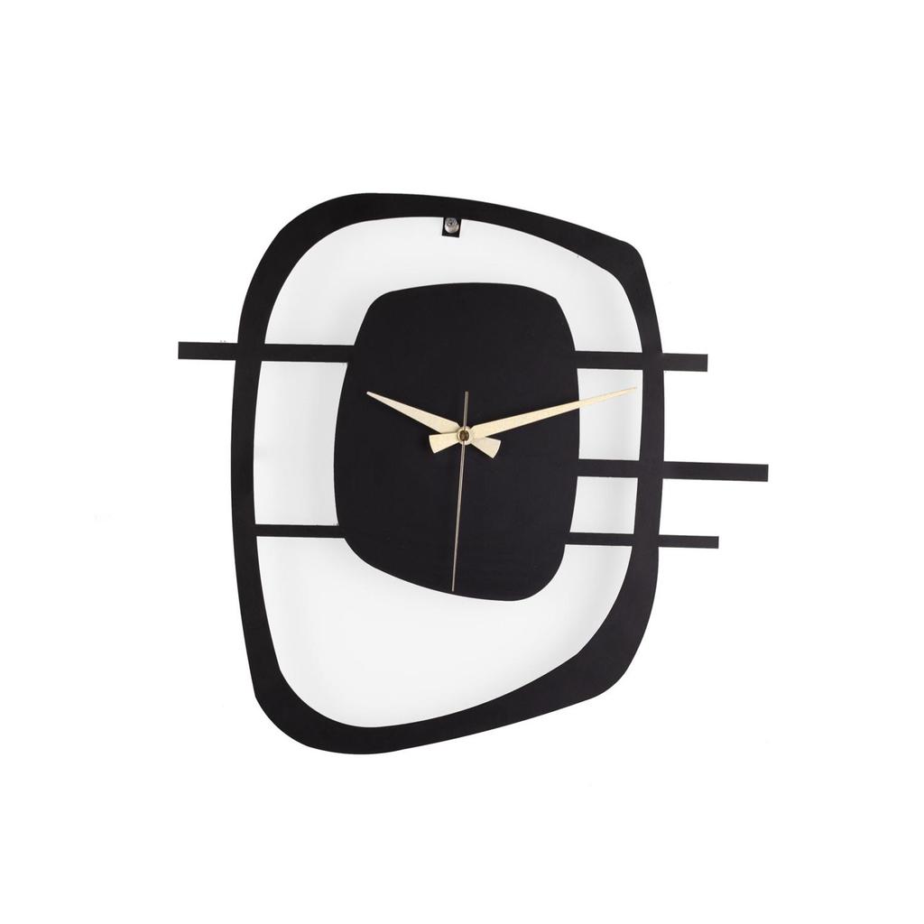 MUYIKA Maceire Antiqued Metal Decorative Table Clock 24x22cm, 3 Different Colors, Home Decoration, Table and Desk Clock, Stylish Clock for Home