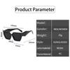 Shades for Men Women Fashion Irregular Oversized UV400 Women Gradient Polygon Sunglasses Big Frame Modern Vintage Eyewear