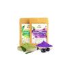Nat Habit Gulal Purple & Green Color Combo | Organic Natural Holi Colours | Neem Leaves, Marigold Petals, Herbal Abir(Pack of 2 X 50g)