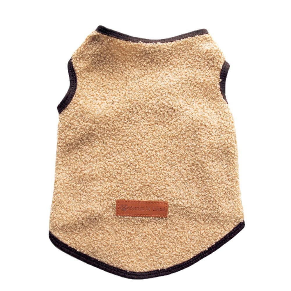 Teddy Fleece Fabric Pet Clothes Dog Winter Warm Fleece, Trendy Bear Chihuahua