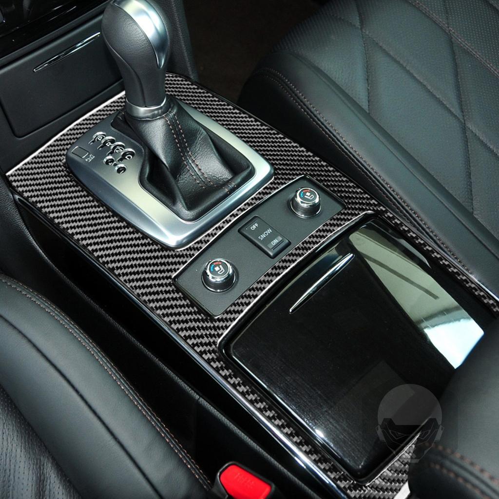 Для Infiniti FX 2009-2013 Рулевое колесо из углеродного волокна Радио Кондиционер Переключение передач Крышка подъемника окна Накладка Украшение