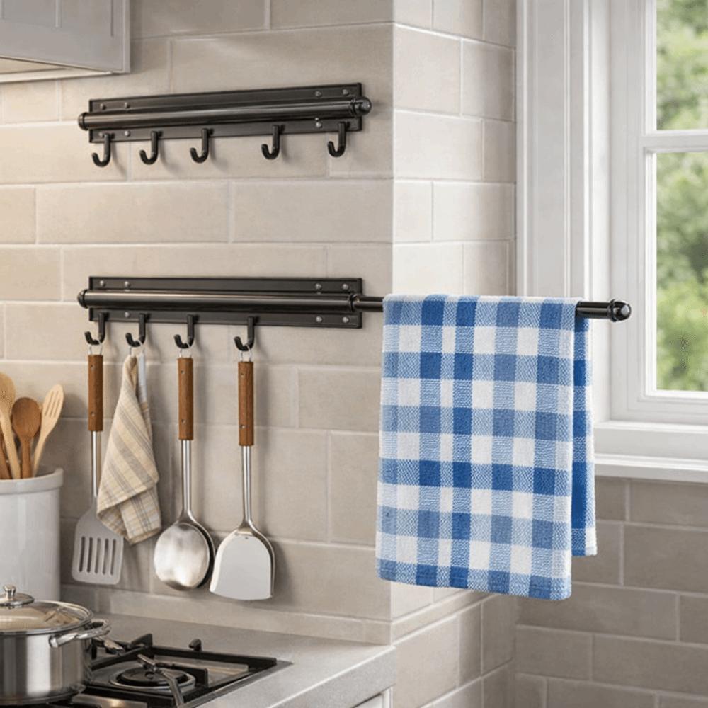 Aluminum Zinc Zinc Alloy Closet Valet Rod Retractable Wardrobe Clothing Rail Hanging Suits