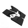 4PCS Car Mud Flaps Black Splash Guards Wheel Mud Guards Flexible Mudguards Kit with Hardware