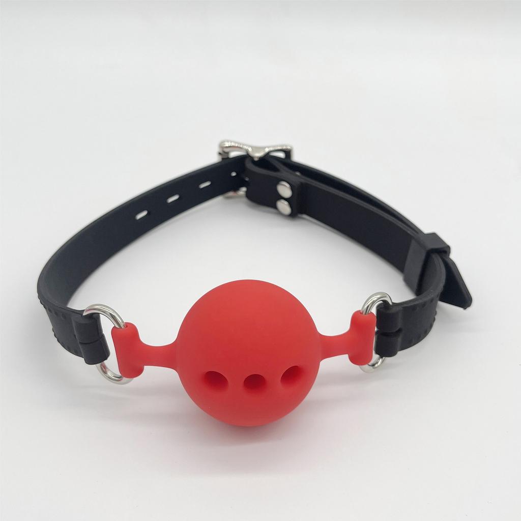 Soft Silicone Gag Ball Oral Bondage Gear Fetish Open Mouth Breathable Sex Toys For Couples Cosplay Slave Exotic Accessories