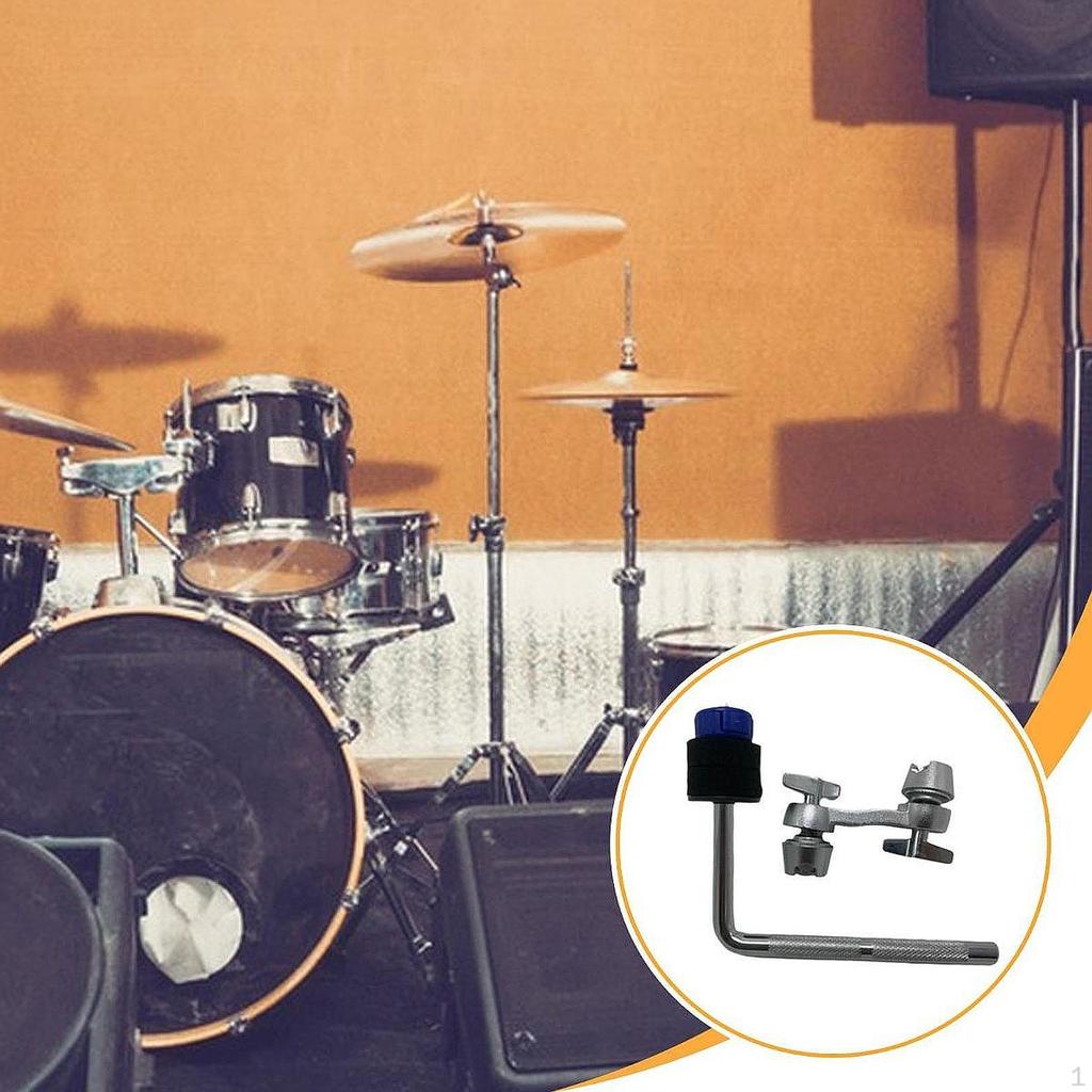 Удлинитель тарелки Крепление зажима для рычага Аксессуары для высокопроизводительных барабанов L-образный стержень Регулировка