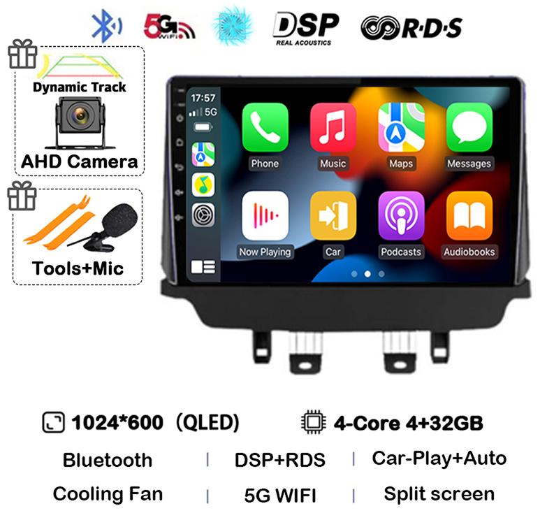 Беспроводной Android 14 Carplay Auto Автомагнитола для Mazda CX-3 CX3 Mazda 2 DK 2014 - 2021 Мультимедийный Видеоплеер GPS Стерео WIFI+4G