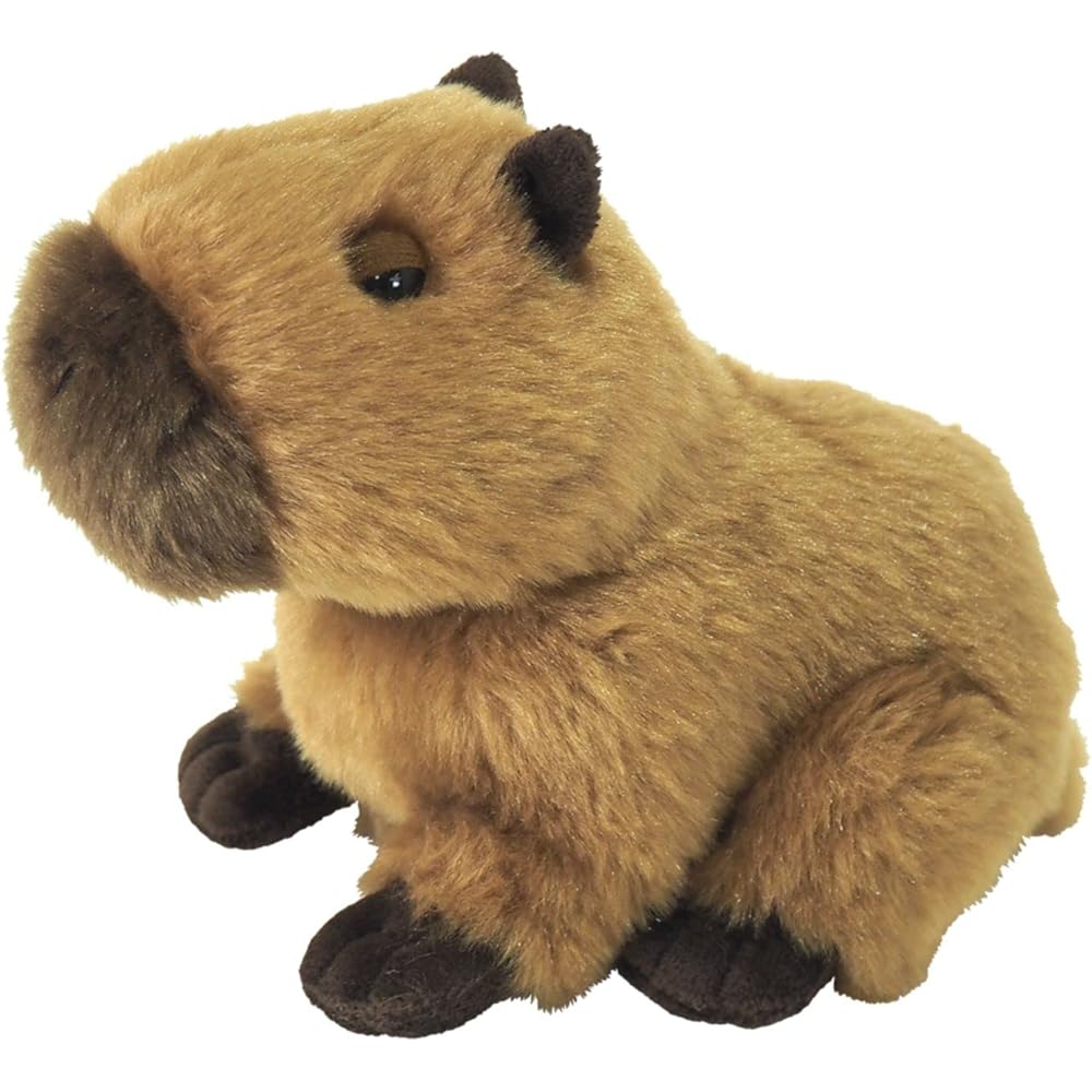 Sun Lemon Fluffies Capybara Plush Toy Small 12x13x18cm Animal Stuffed Animal