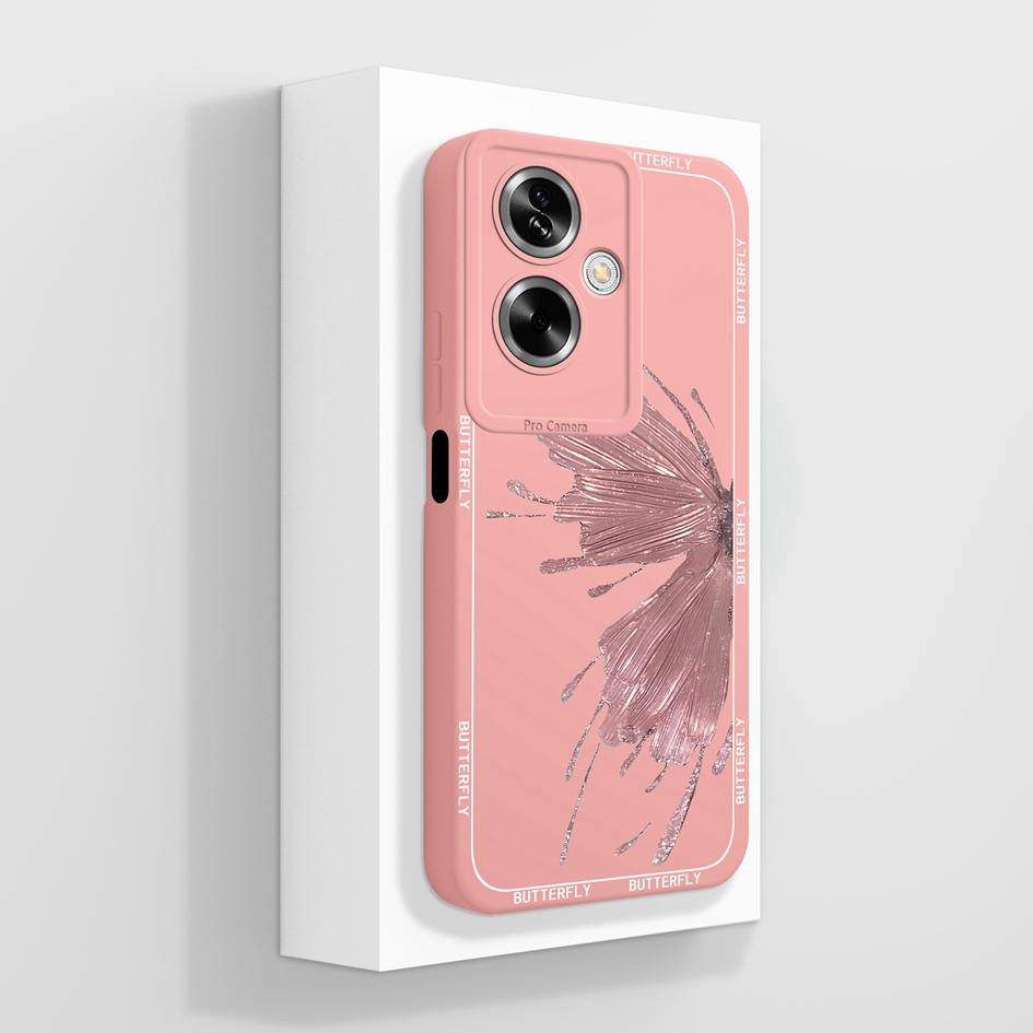 Для OPPO A79 A77 A77s A78 A83 A91 A92 A93 A93s A94 A95 A96 4G 5G чехлы для телефонов прекрасный рисунок панды котенка жидкий силиконовый противоскользящий чехол для OPPO Capa