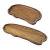 Japanese Styles Thermal Insulation Wooden Tray Artistic Cloud Shape Serving Pallet For Coffee Shops And Home Use