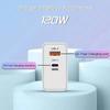 Быстрое зарядное устройство USB Type-C мощностью 120 Вт с поддержкой USB Power Delivery для iPhone, Samsung, Xiaomi и Huawei