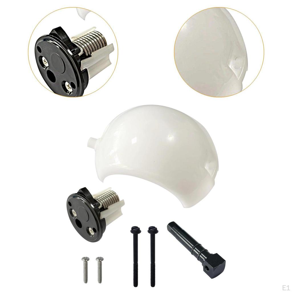 RV Toilet Flush Ball and Shaft Kit Replace 385310681 Professional Premium with Spring Accessories