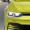 2 Pcs Car Headlight Protective Film Smoked Black Tint Wrap Vinyl Transparent TPU Sticker For Volkswagen VW Golf 8 MK8