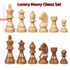 9.6Cm King Luxury Standard Heavy Chess Set Foldable Nonmagnetic Chess Pieces For Children Family Travel Chess Board Table Game