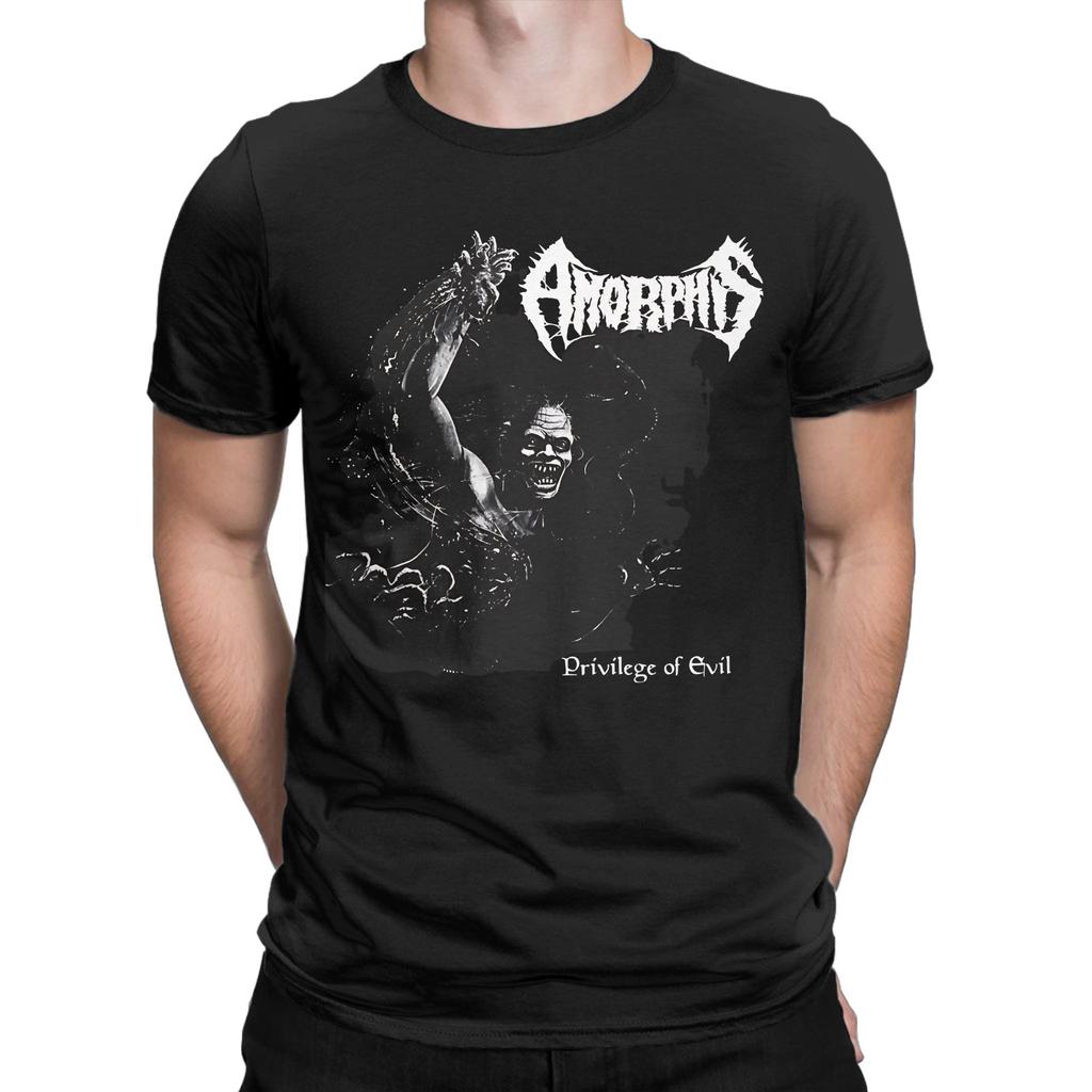 Amorphis Kaleval rock metal band Graphic Print T Shirt Men Women  Cotton  Tee Shirt Clothing