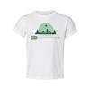 Unisex Graphic T Shirt With Mountain Jungle Scene And Arrow It A Jungle Life Tex
