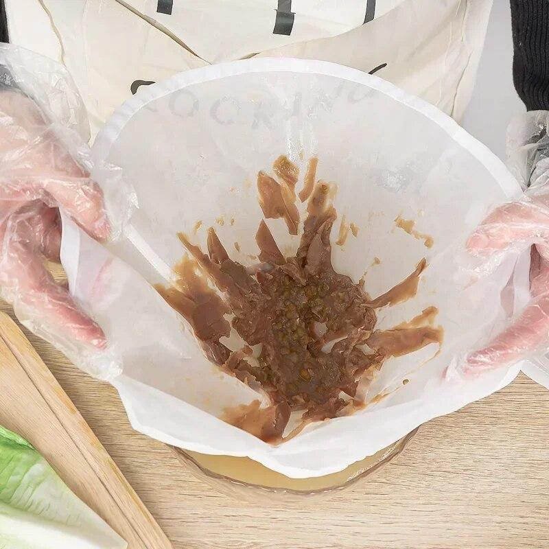 Соевый фильтр-сетка, нейлоновый фильтр для жидкости, сетчатый фильтр для молока, кофе, сетчатый мешок, многоразовая мелкая сетка, сетка для выдавливания краски, кухонный инструмент