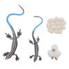 Lizard Model Toy Lifelike Educational Decorative PVC Reptile Figure for Home Garden Decoration