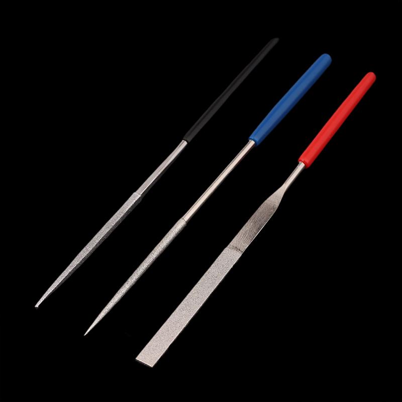 1 шт. Мини напильники-рашпили Алмазные напильники для полировки металла, ювелирных изделий, камня, дерева, керамики, инструмент для ручной резьбы, ручные игольчатые напильники