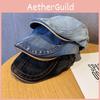 Cap Denim Stylish With Sun Protection For Hip Hop Style Fashion Breathable Gift