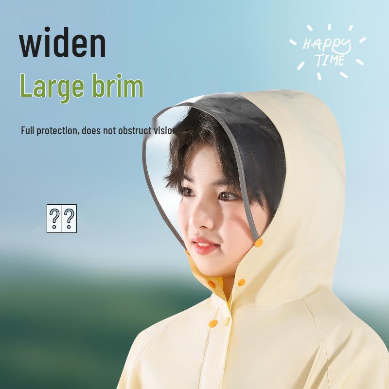 Kids' Waterproof School Raincoat with Backpack Space – Extended Length Poncho for Boys and Girls