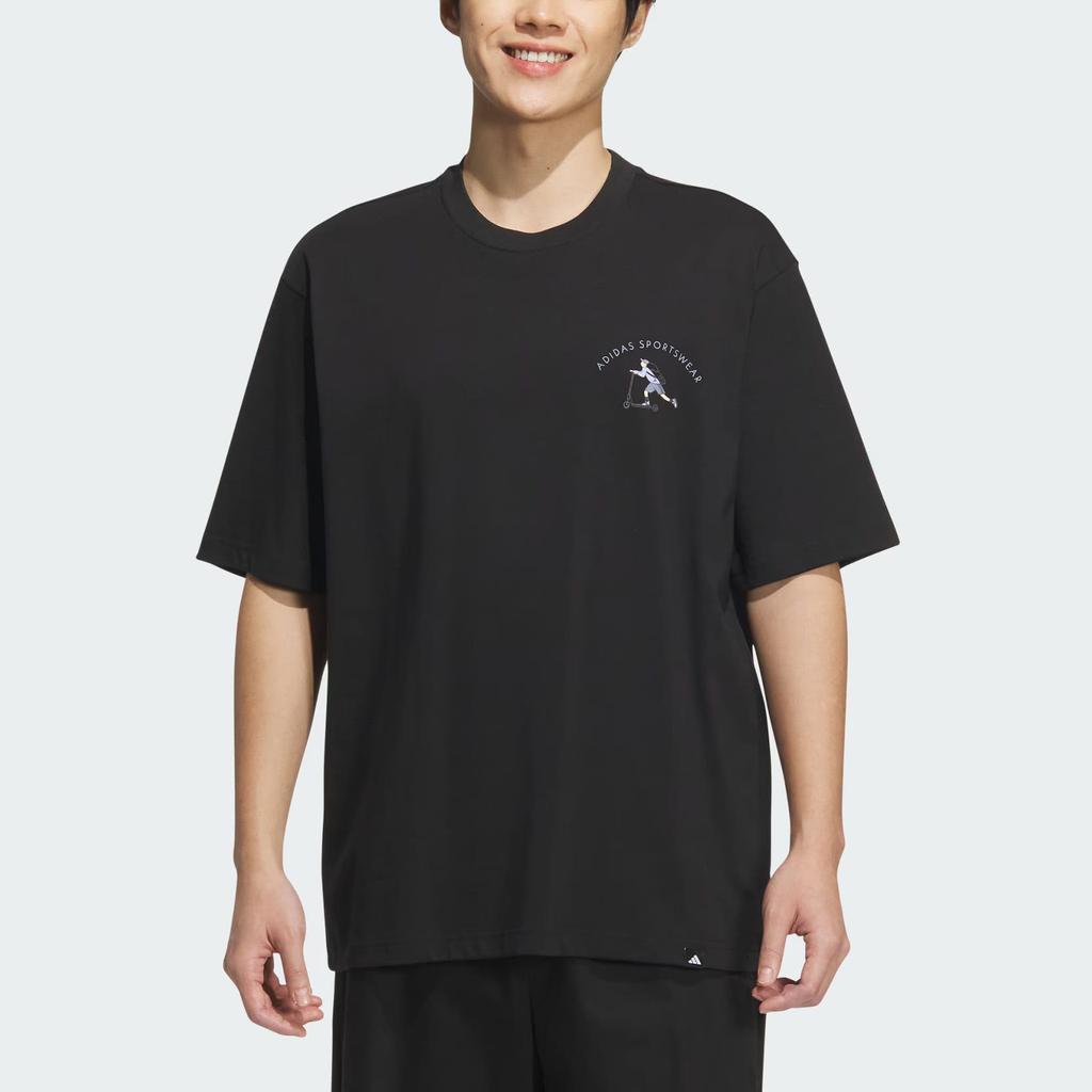 adidas Спортивная футболка мужская черная JL6058