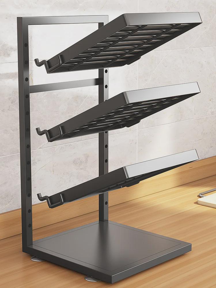 Многоуровневая стойка для хранения кастрюль на кухне, под раковиной и на столешнице