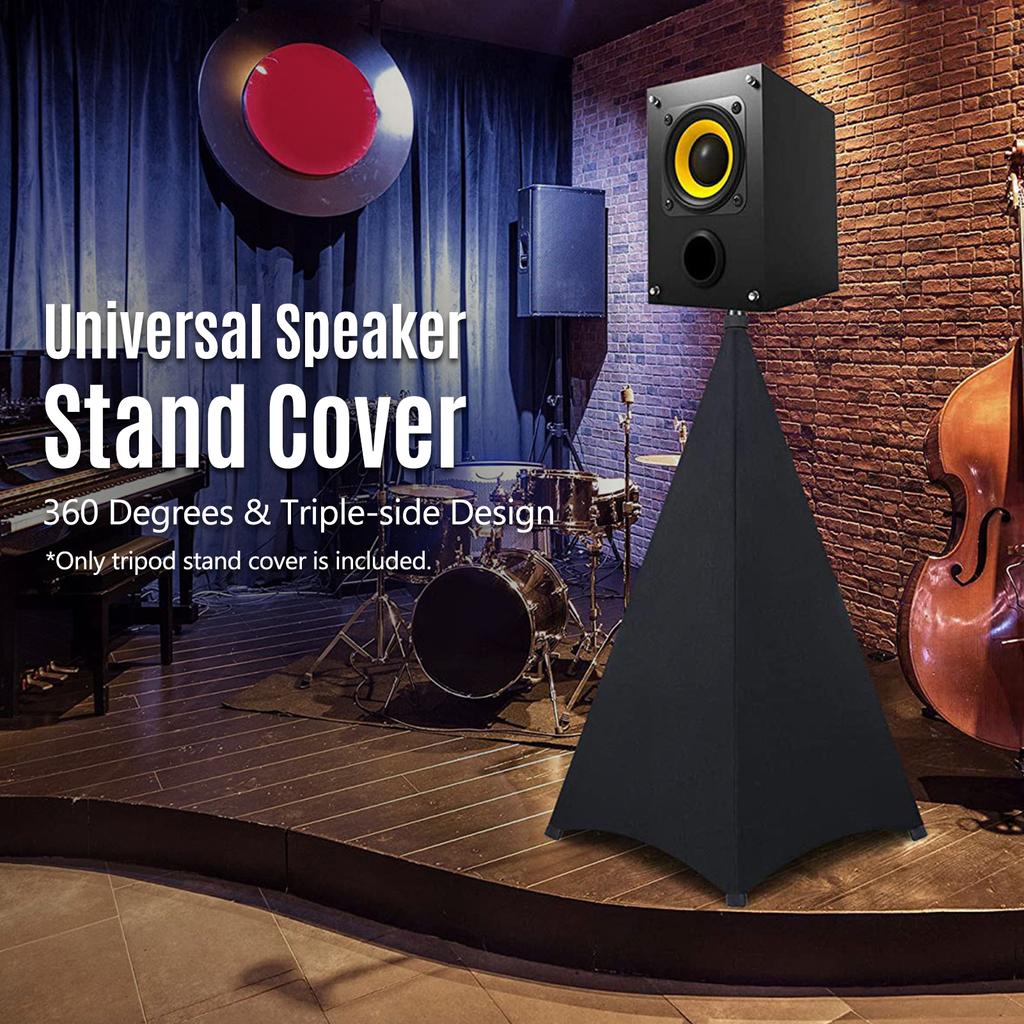 Универсальный чехол для стойки динамика Dj Light, трехсторонний чехол для штатива, сетчатый чехол, эластичный материал (Штатив Нет
