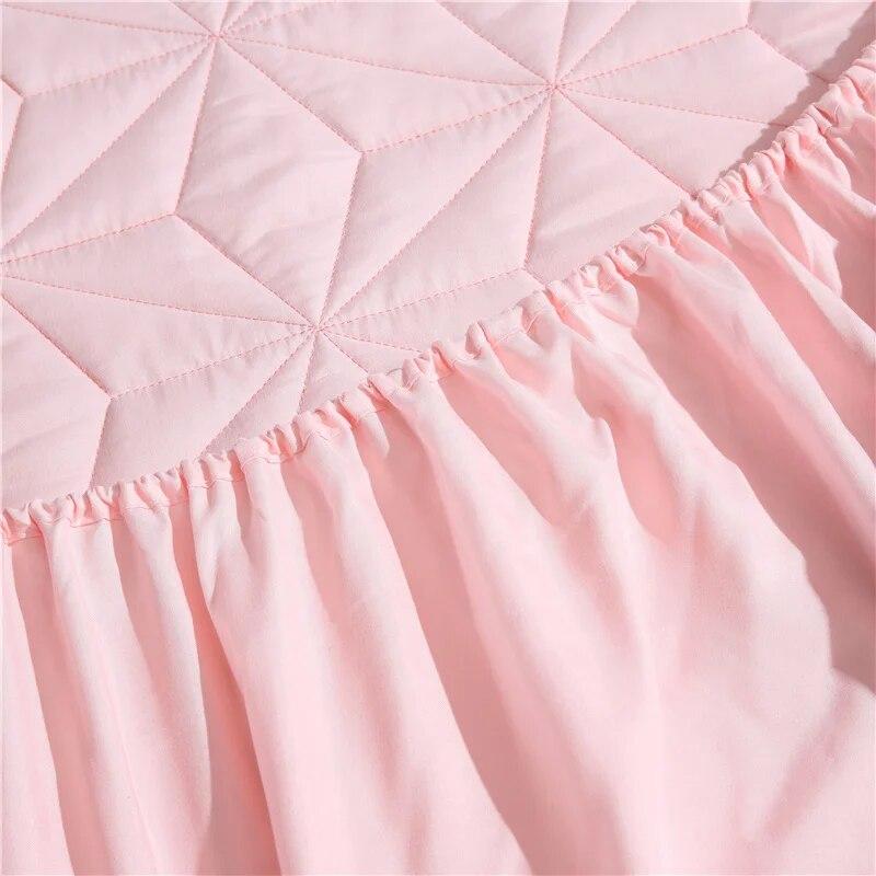 Модная стеганая водонепроницаемая простыня для подгузников, однотонный износостойкий противообрастающий наматрасник, с эластичной лентой