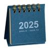 2025 Mini Desk Calendar Standing Flip Desktop Calendar Daily Scheduler for Planning Organizing Home School Office Table Decoration